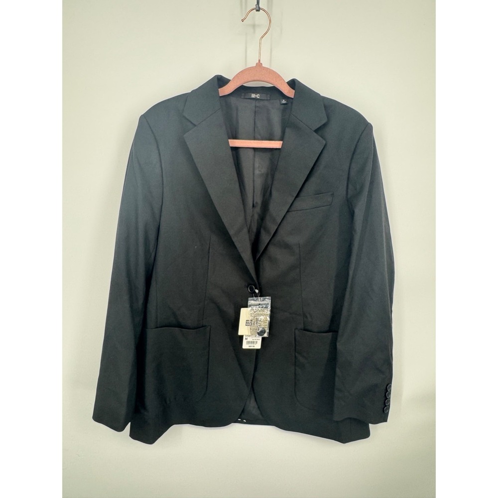 NWT‎ Uniqlo C Collection Oversized Blazer Jacket Women's Medium Black Buttons
